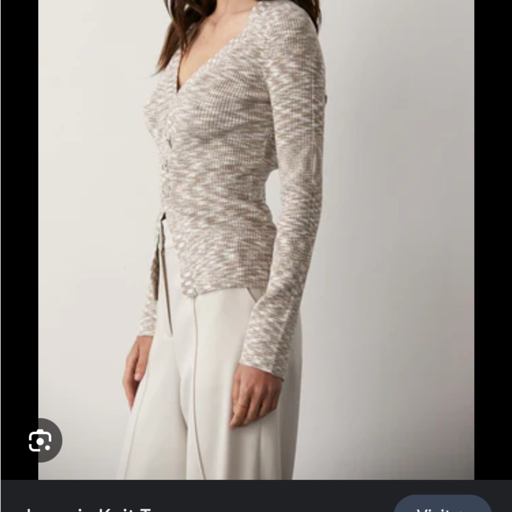 😍CRESENT! Elegant Cream Sweater - Picture 7 of 13